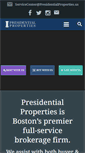 Mobile Screenshot of presidentialproperties.us